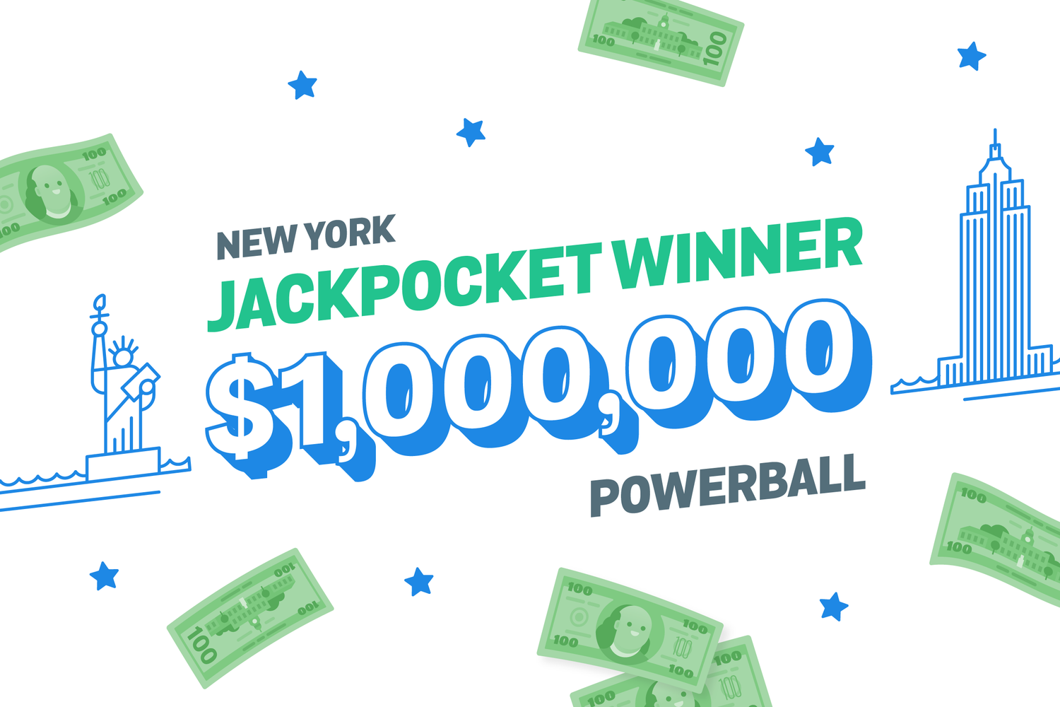 New Yorker wins $1 million on Jackpocket app
