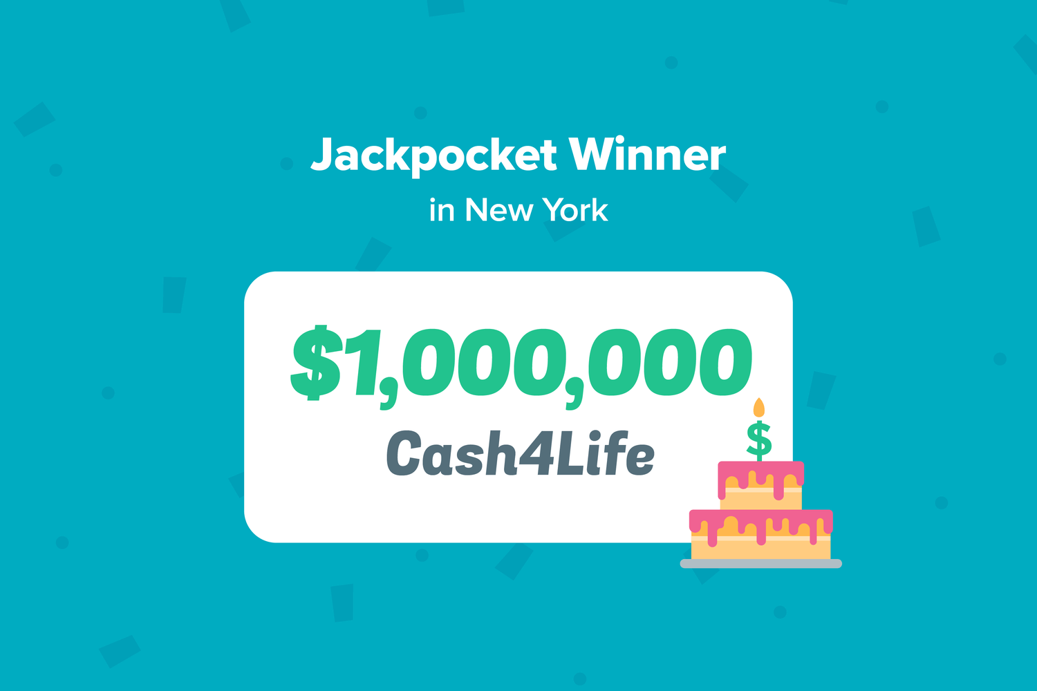 $1 million Cash4Life winner Jackpocket