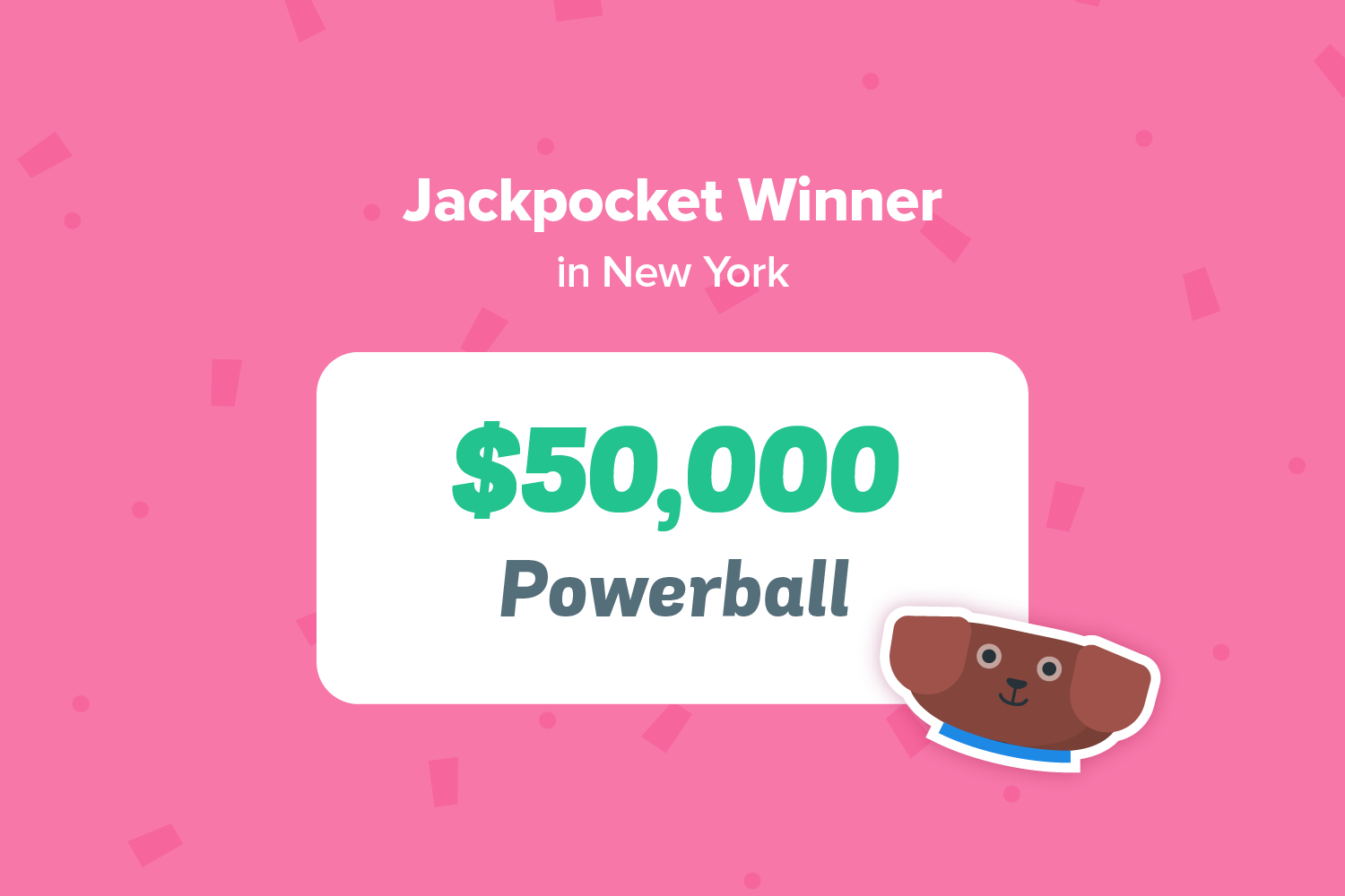 $50,000 Powerball Quick Pick on Jackpocket