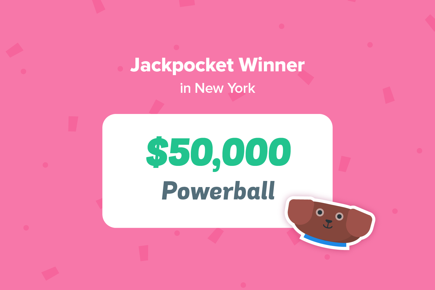 NY Dog Lover Scores 50 000 On Jackpocket Lottery Blog Ny dog lover scores 50 000 on jackpocket lottery blog