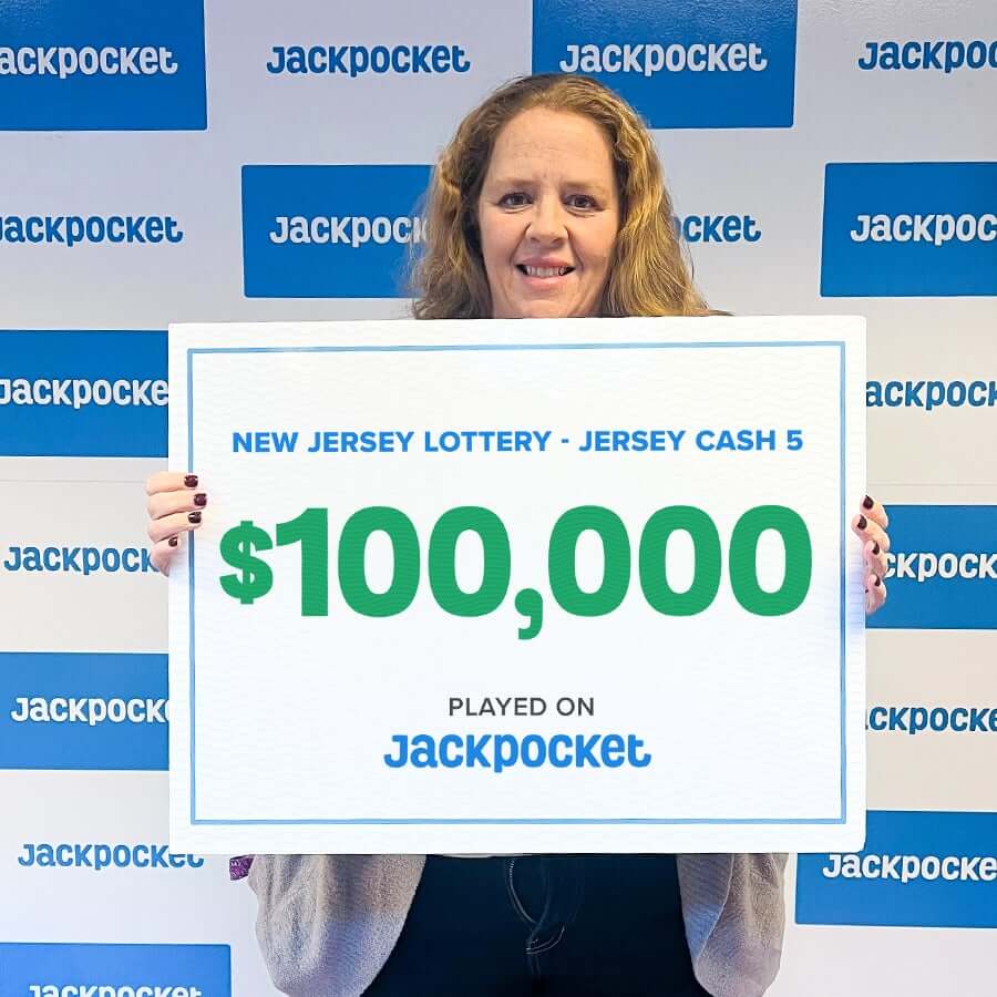 $100K Jersey Cash 5 winner on Jackpocket