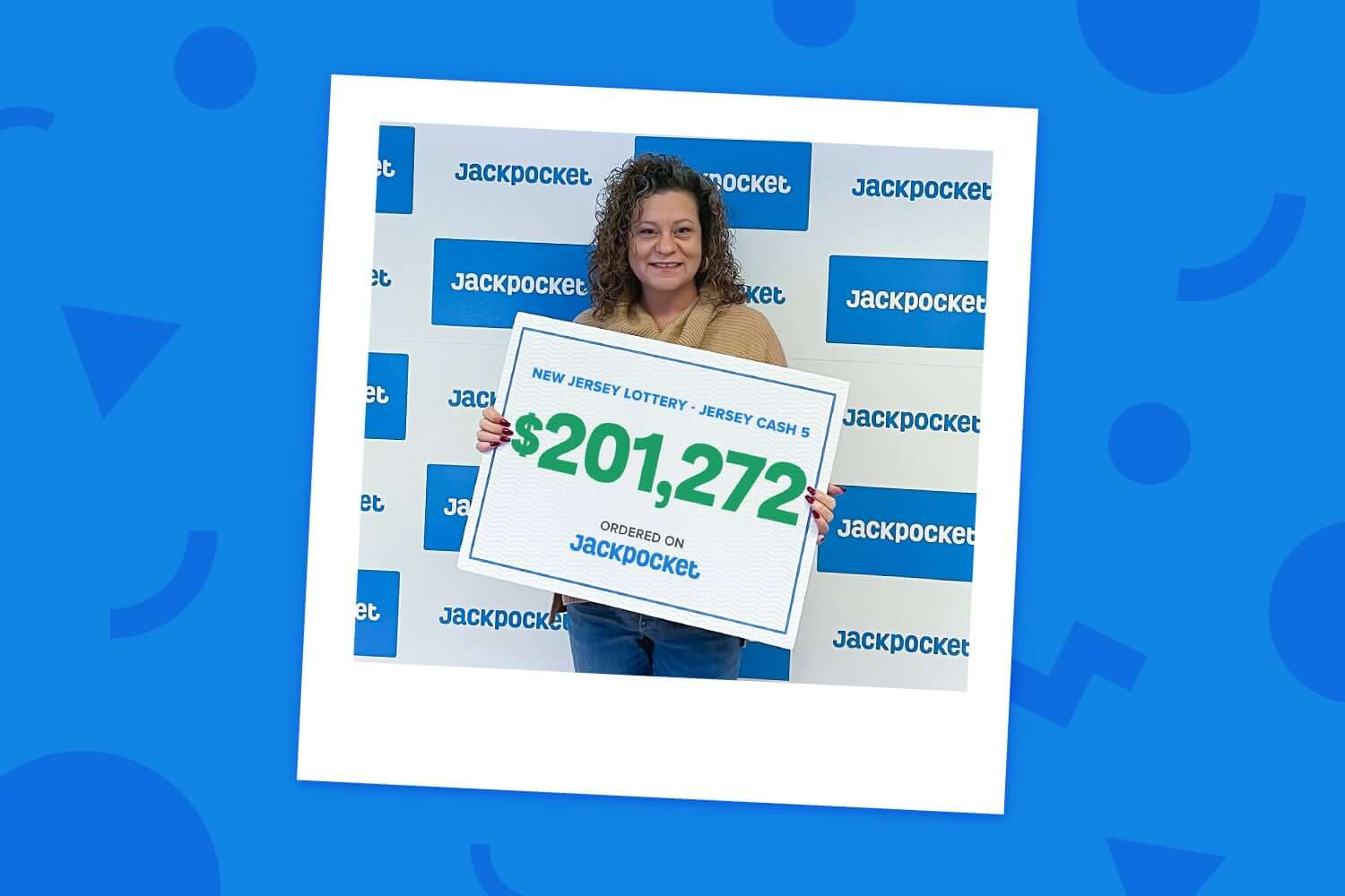 Cathy Hit $201,272 with Jersey Cash 5 on Jackpocket