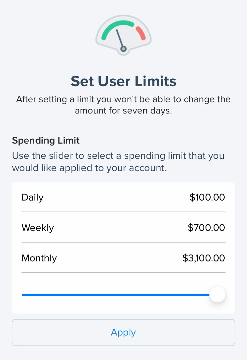 Jackpocket app spending limits