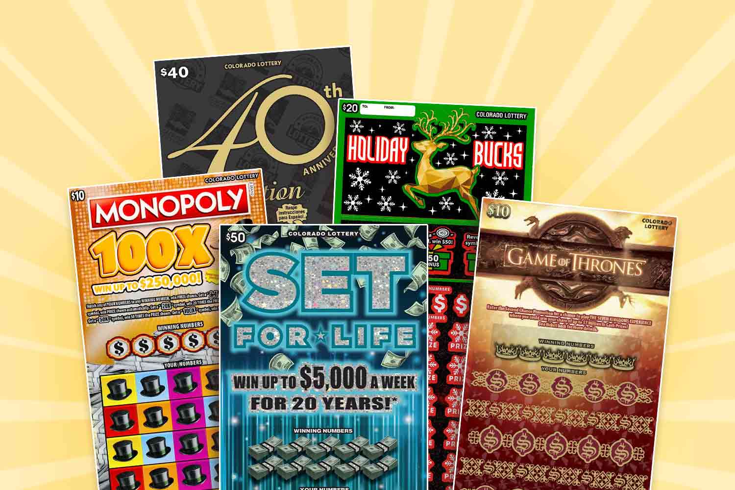 Colorado Lottery scratch offs on Jackpocket