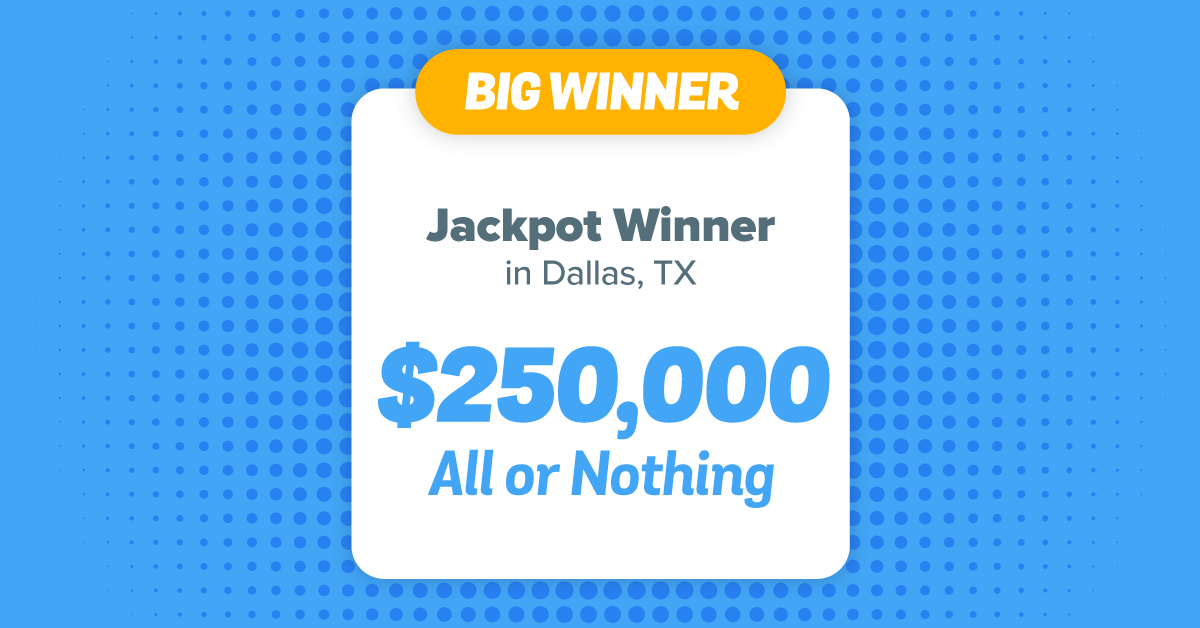 $250,000 Jackpocket winner