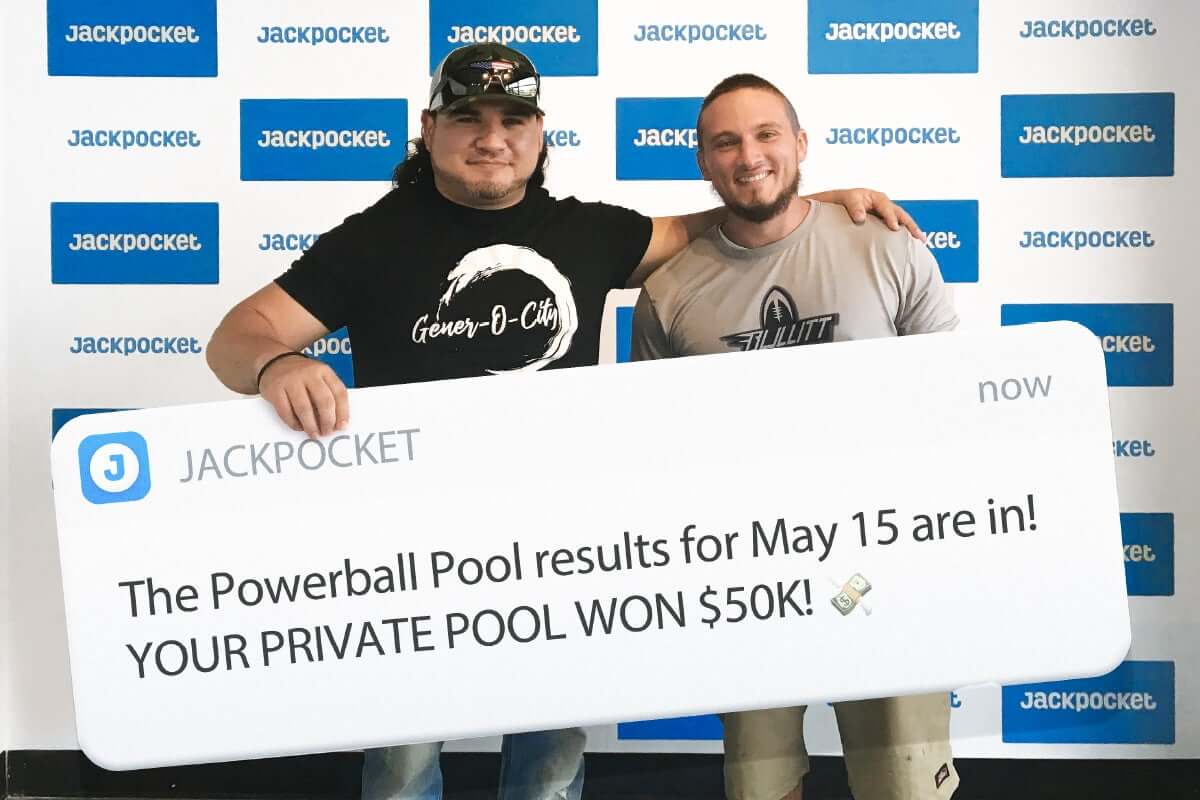 jackpocket lottery pool wins $50,000