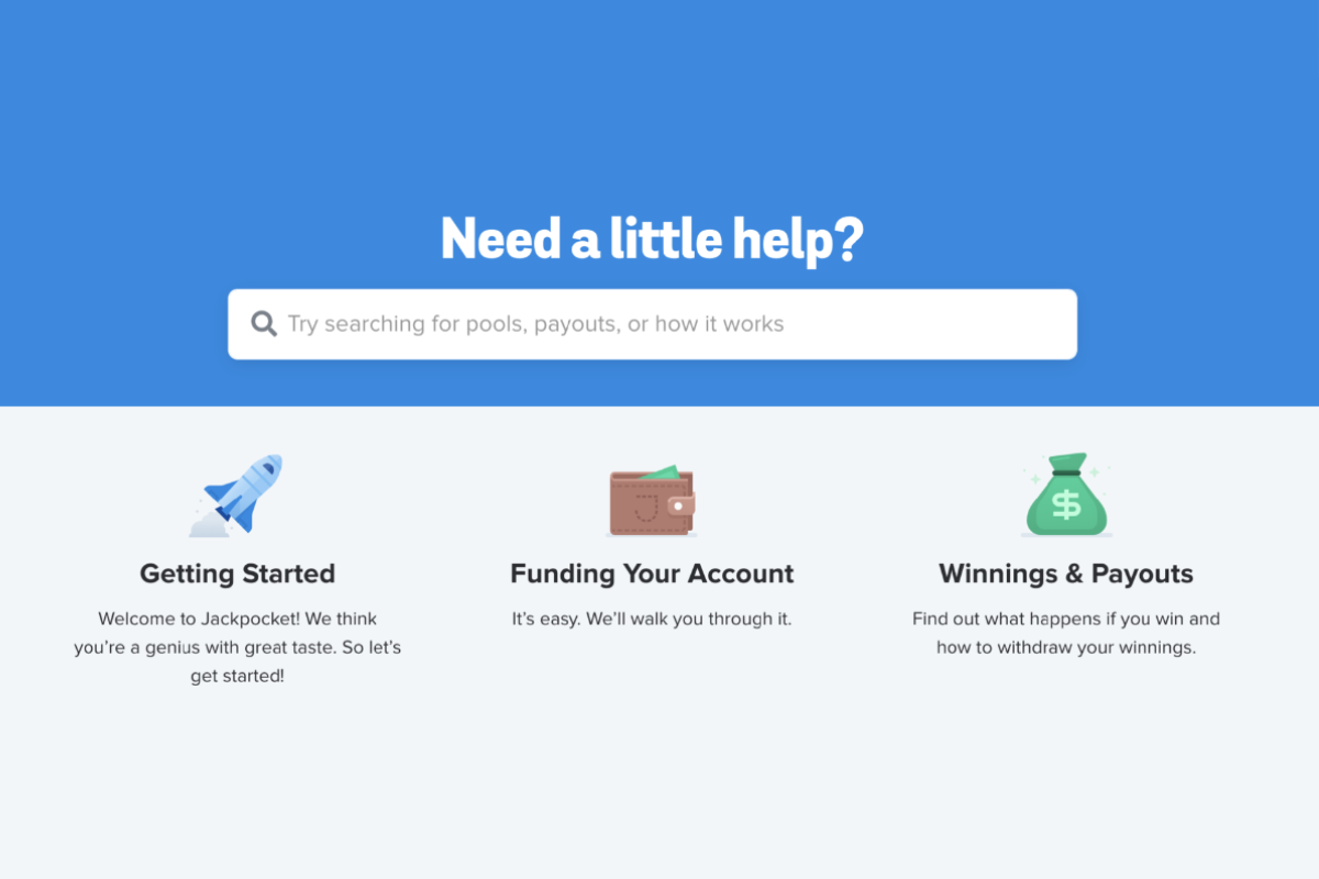 jackpocket's new help center