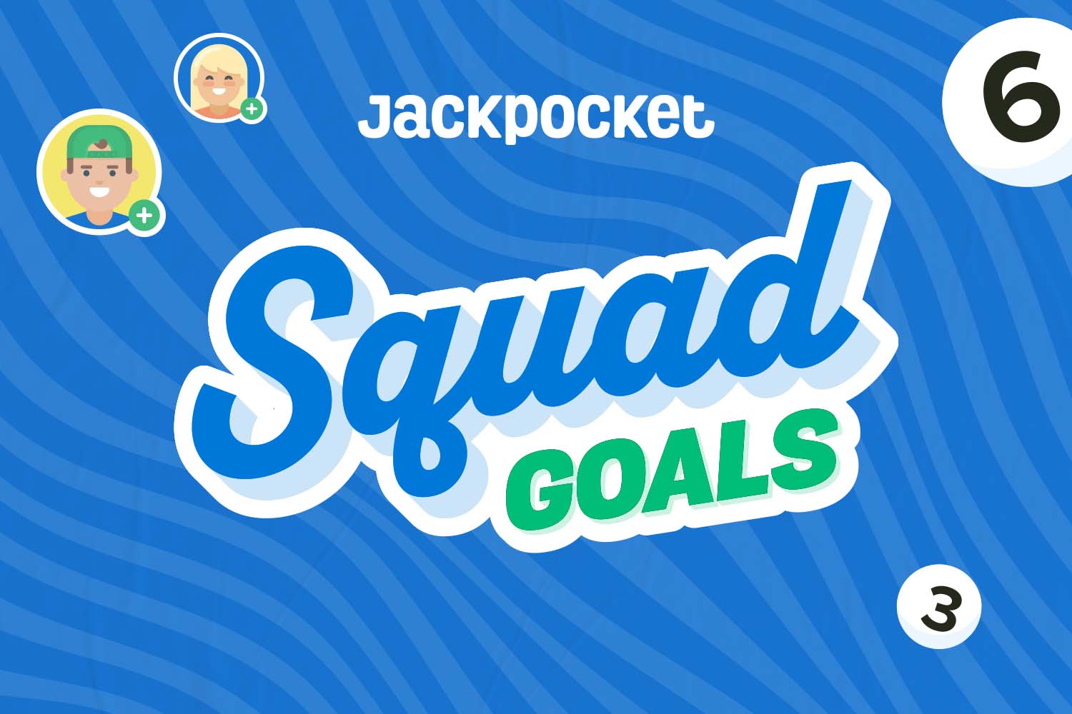 Squad Up And Stack Rewards on Jackpocket!