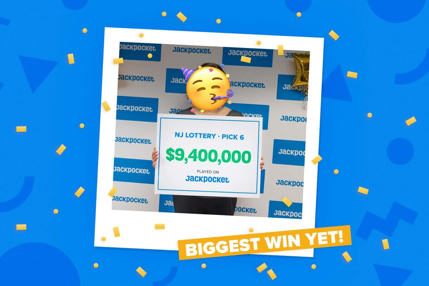 biggest lottery app winner in history won 9.4 million on Jackpocket