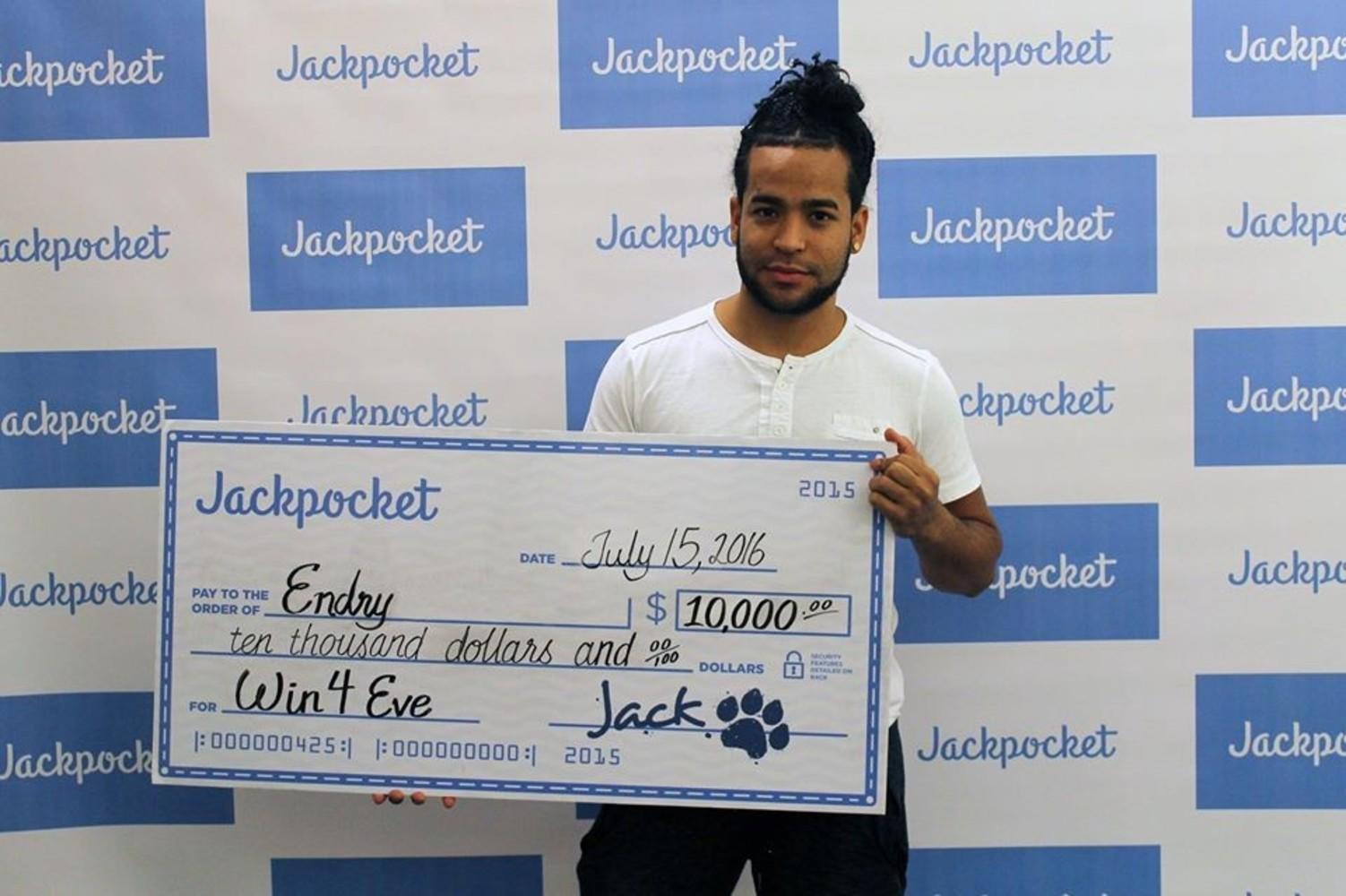 Endry won $10,000 playing Win 4 Eve