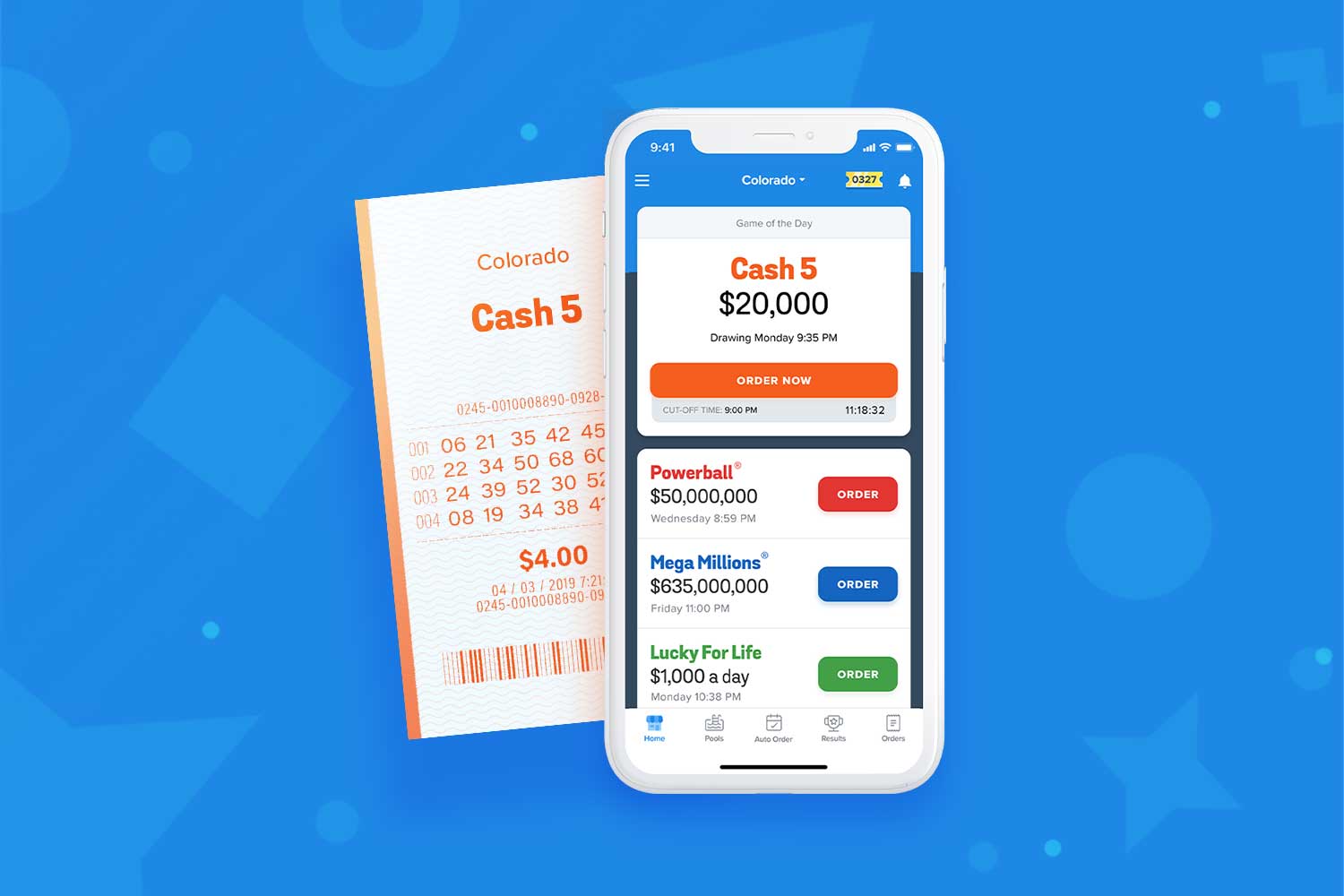 How to play CO cash 5 lottery