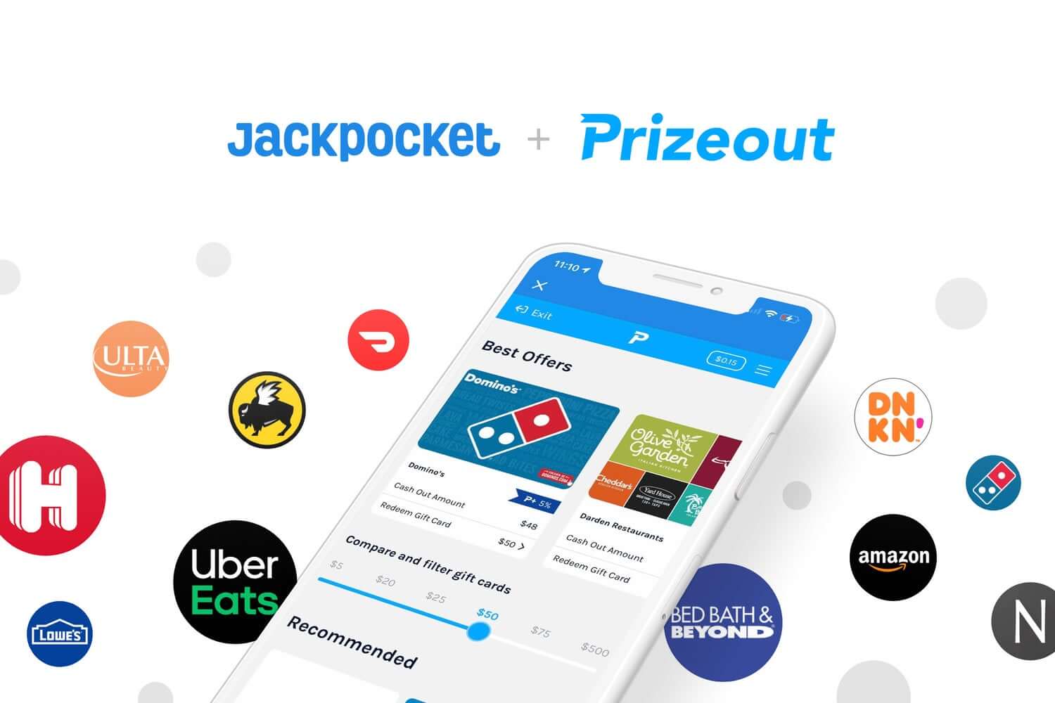 Jackpocket and Prizeout
