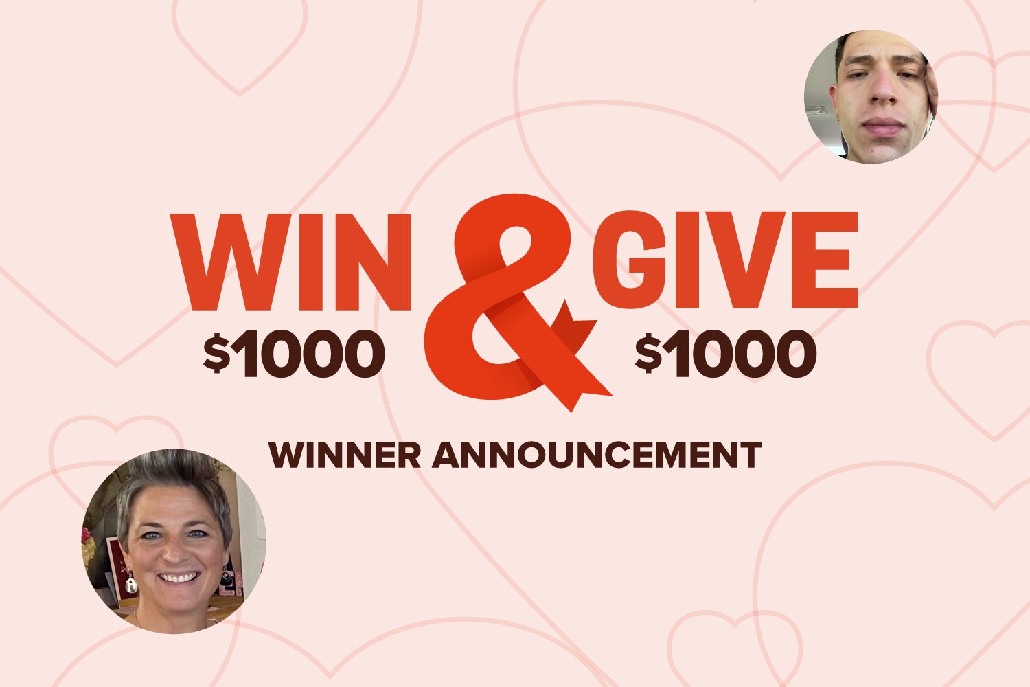 Win & Give for Giving Tuesday winners