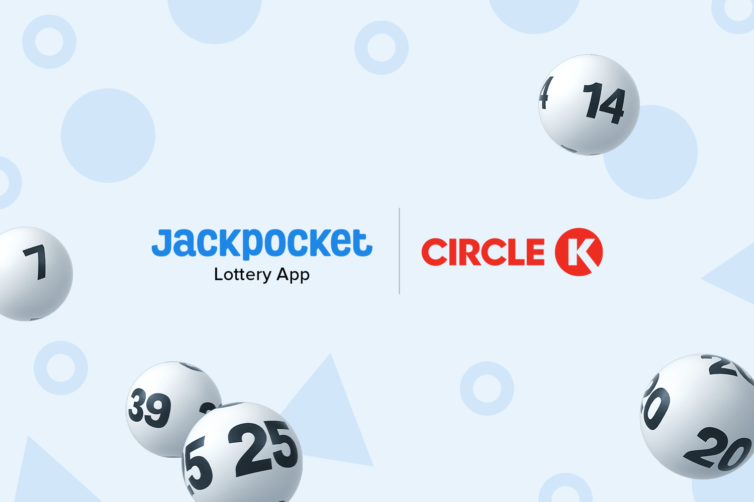 Jackpocket lottery app and Circle K