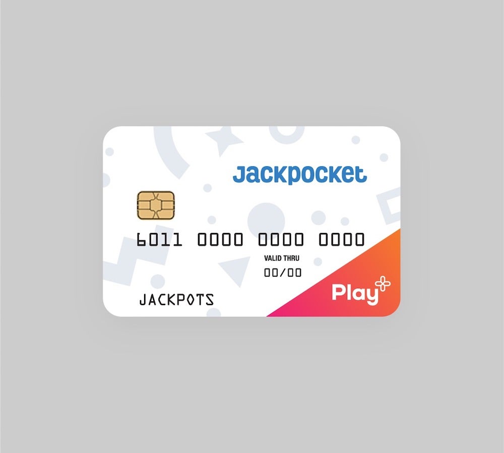 Jackpocket-branded Play+ card