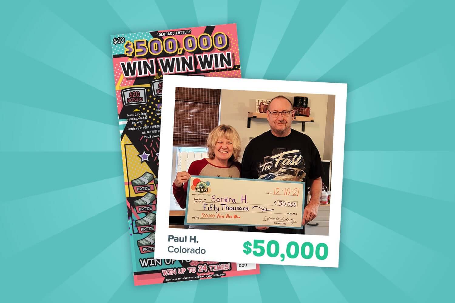 Colorado man wins $50K on scratch-off ticket ordered through jackpocket app