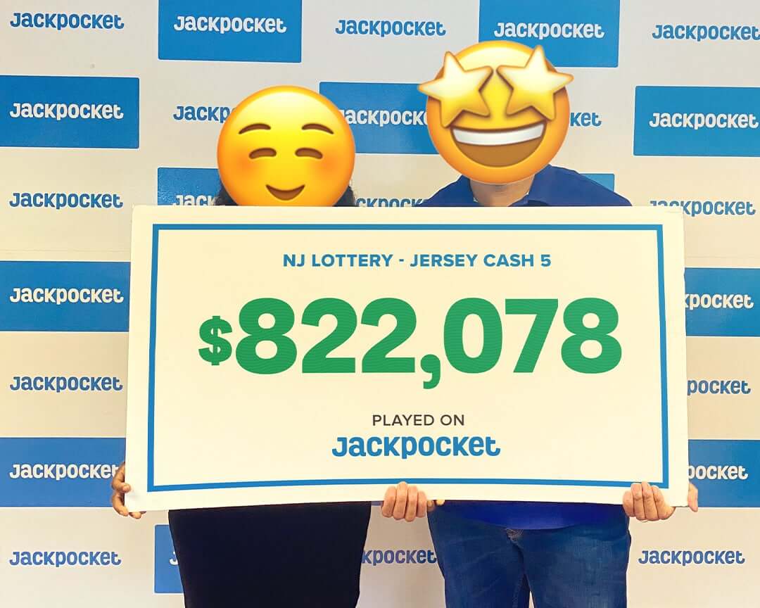 Jersey Cash 5 jackpot winner on Jackpocket