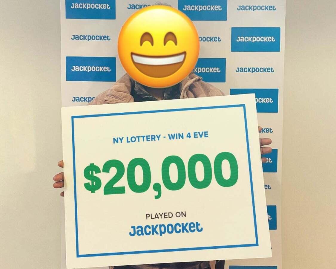 Soline won $20K playing Win4 Eve on Jackpocket